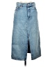 MNG Blue Denim Skirt Size XXS - photo 1