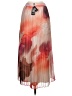 Express 100% Polyester Graphic Tropical Multi Color Pink Formal Skirt Size XS - photo 2