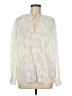 Vince. Ivory Long Sleeve Blouse Size M - photo 1