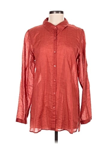 Eileen Fisher Long Sleeve Button-Down Shirt (view 1)
