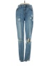 Aeropostale Hearts Blue Jeans Size 0R - photo 1