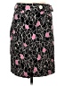 Etcetera Hearts Black Casual Skirt Size 4 - photo 1