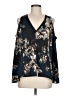RACHEL Rachel Roy 100% Polyester Blue Long Sleeve Blouse Size M - photo 1