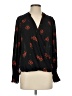 Scotch & Soda 100% Polyester Black Long Sleeve Blouse Size Sm (1) - photo 1