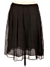 Robbie Bee 100% Polyester Solid Brown Casual Skirt Size 10 - photo 1