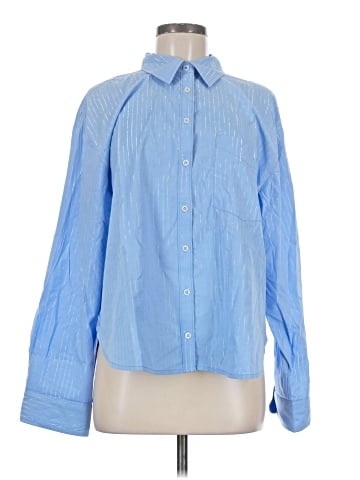 Maeve Long Sleeve Button-Down Shirt (view 1)