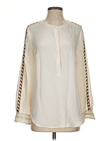 J.Crew Long Sleeve Silk Top (view 1)