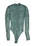 ONLY HEARTS 100% Nylon Teal Bodysuit Size S - photo 1