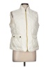 St. John's Bay 100% Polyester Ivory Vest Size L (petite) - photo 1
