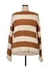 Adora 100% Polyester Stripes Brown Pullover Sweater Size 2X - photo 2