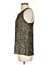 Alice + Olivia 100% Silk Gold Black Sleeveless Top Size S - photo 5
