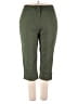 Studio 1940 Solid Green Active Pants Size 18 - photo 1