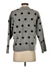 Chelsea & Theodore Polka Dots Gray Pullover Sweater Size S - photo 2
