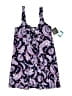 Unbranded Paisley Purple Swimsuit Top Size 10 - photo 1