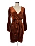 Simplee Brown Cocktail Dress Size M - photo 1