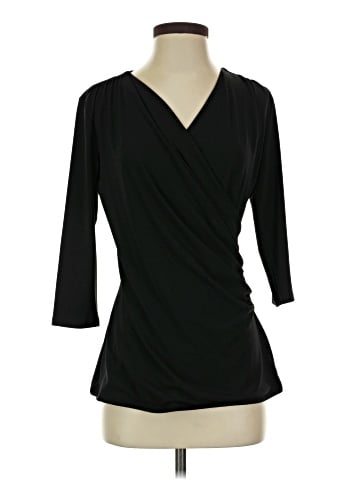 Larry Levine 3/4 Sleeve Top (view 1)