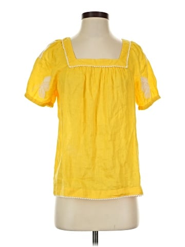 J.Crew Factory Store Short Sleeve Blouse (view 1)
