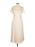 billy j 100% Polyester Ivory Casual Dress Size 12 - photo 1