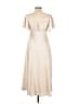 billy j 100% Polyester Ivory Casual Dress Size 12 - photo 2