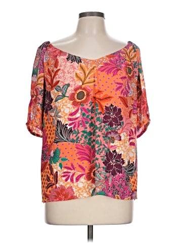 Ann Taylor LOFT Short Sleeve Blouse (view 1)