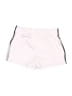 Adidas 100% Polyester Stripes Silver Athletic Shorts Size 5 - photo 2