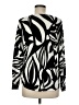 Chico's Black Long Sleeve Blouse Size Med (1) - photo 2