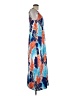 Poetsky Tropical Blue Casual Dress Size M - photo 4