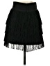 Lumiere Solid Black Casual Skirt Size S - photo 2
