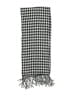 Italy Design Houndstooth Multi Color Black Scarf One size - photo 2