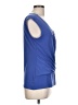 Ann Taylor Blue Sleeveless Blouse Size L - photo 4