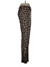 Noisy May Animal Print Brown Casual Pants Size L - photo 4