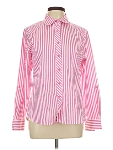 Foxcroft Long Sleeve Button-Down Shirt (view 1)