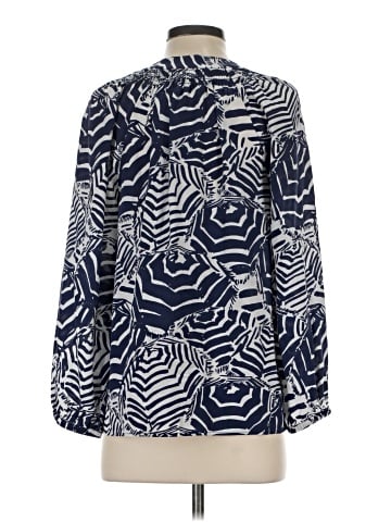 Lilly Pulitzer Long Sleeve Silk Top (view 2)