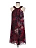 ECI 100% Polyester Paisley Burgundy Cocktail Dress Size 8 - photo 1