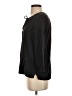 Levi's 100% Silk Black 3/4 Sleeve Silk Top Size S - photo 5