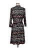 Robert Louis Print Black Casual Dress Size M - photo 2