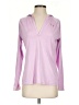 Under Armour 100% Polyester Pink Long Sleeve Polo Size S - photo 1
