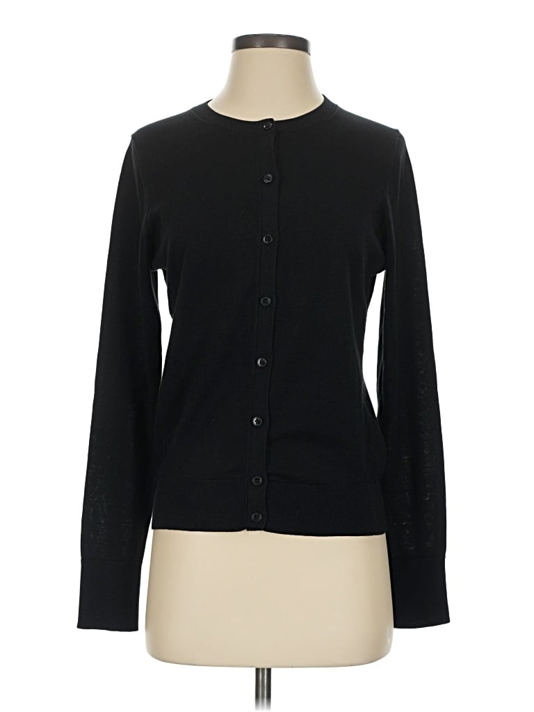 Pre-owned Ann Taylor Loft Cardigan Sweater In Black