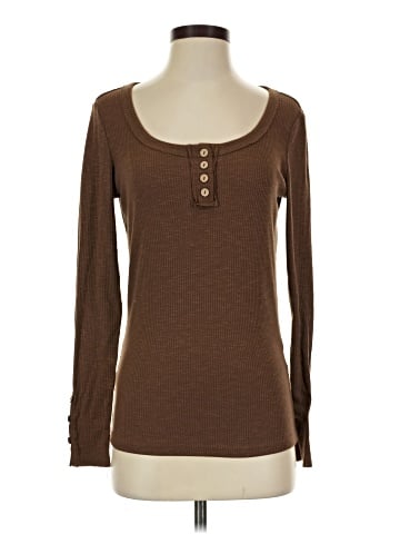 Kissfix Long Sleeve Henley (view 1)