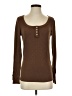 Kissfix Brown Long Sleeve Henley Size S (estimated) - photo 1