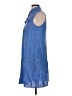 J. McLaughlin Solid Blue Casual Dress Size S - photo 5