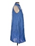 J. McLaughlin Solid Blue Casual Dress Size S - photo 4