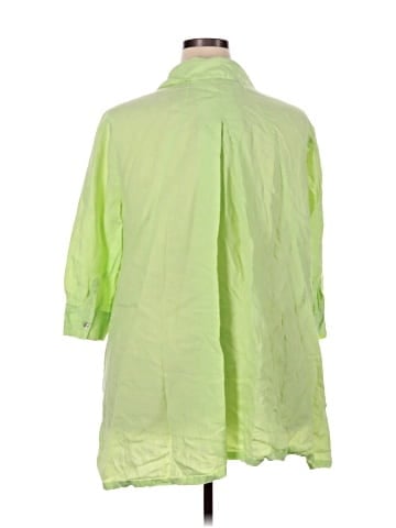 Foxcroft 3/4 Sleeve Button-Down Shirt (view 2)