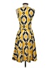 Lularoe Chevron-herringbone Yellow Casual Dress Size XS - photo 2