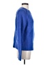 Fashion Nova Solid Blue Pullover Sweater Size XS - photo 4