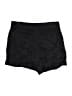 Trouve 100% Cupro Animal Print Black Shorts Size S - photo 2