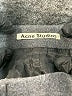 Acne Studios Solid Gray Suraya Flannel Mini Skirt Size 6 - photo 10