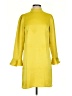 Ann Taylor 100% Polyester Yellow Casual Dress Size 4 - photo 1