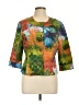 Coldwater Creek Print Green Blazer Size 12 (petite) - photo 1