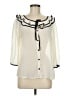Forever 21 100% Polyester Ivory 3/4 Sleeve Blouse Size M - photo 1